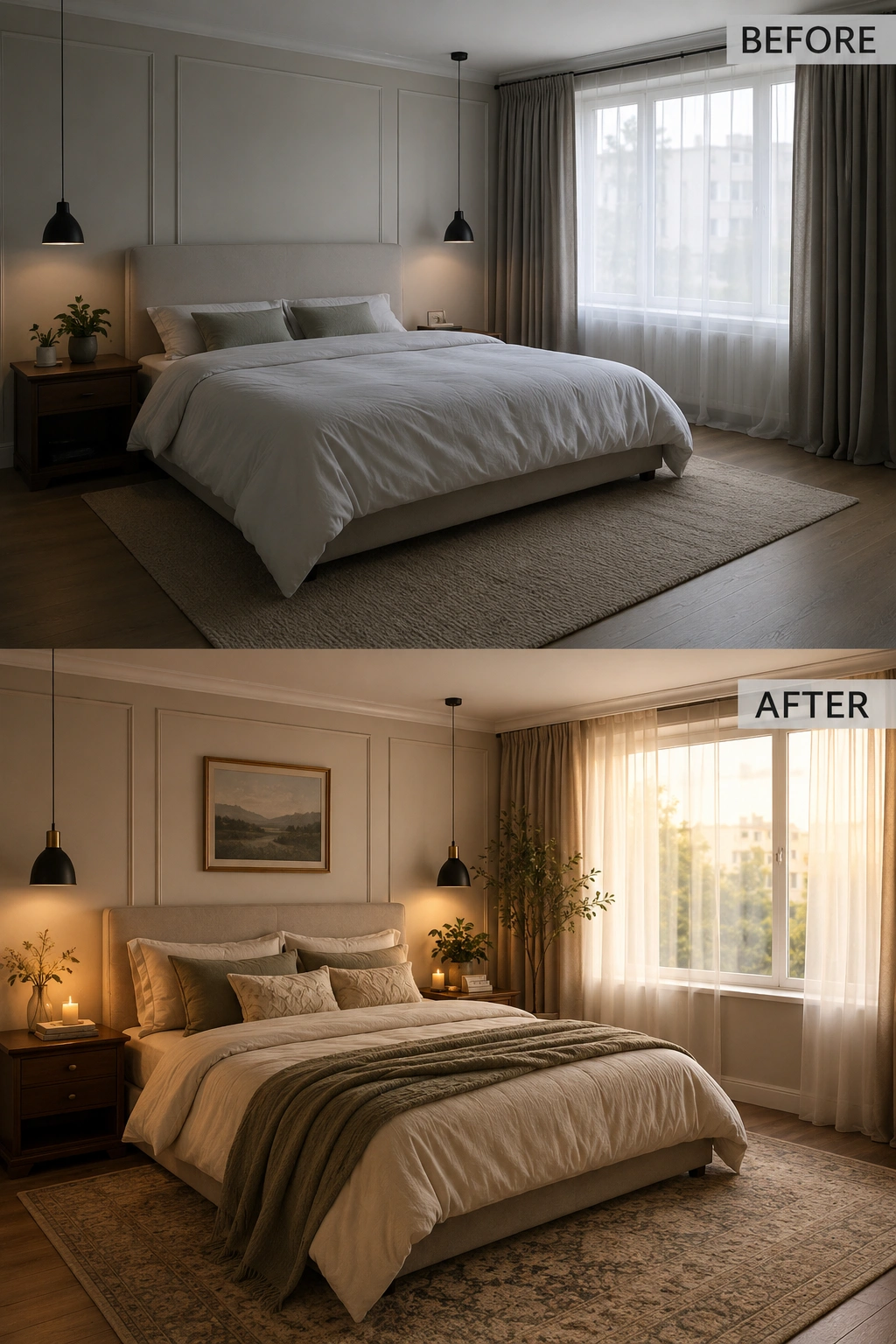 11 Stunning Bedroom Makeovers to Inspire You