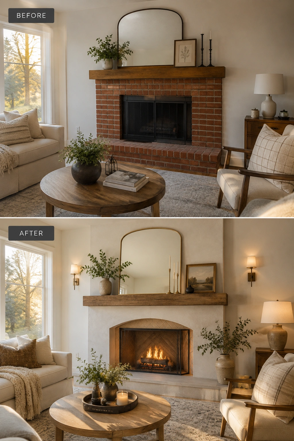 10 Fireplace Makeovers That Transform Any Room