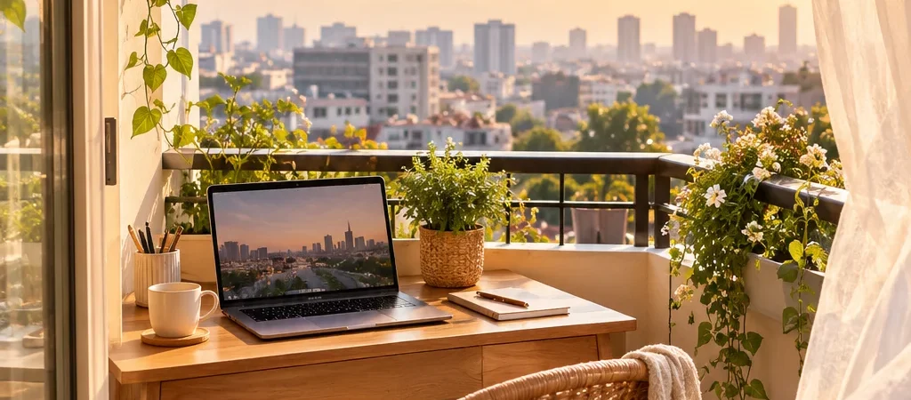 20 Balcony Workspace Ideas for Dreamy Work Corners