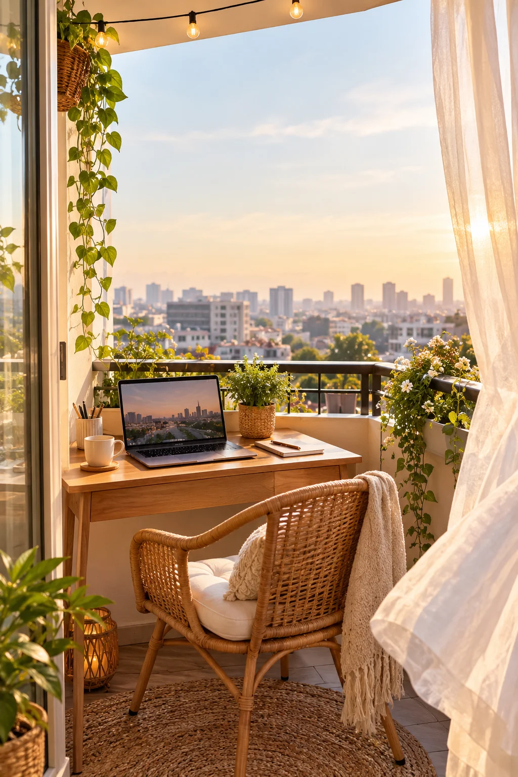 20 Balcony Workspace Ideas for Dreamy Work Corners