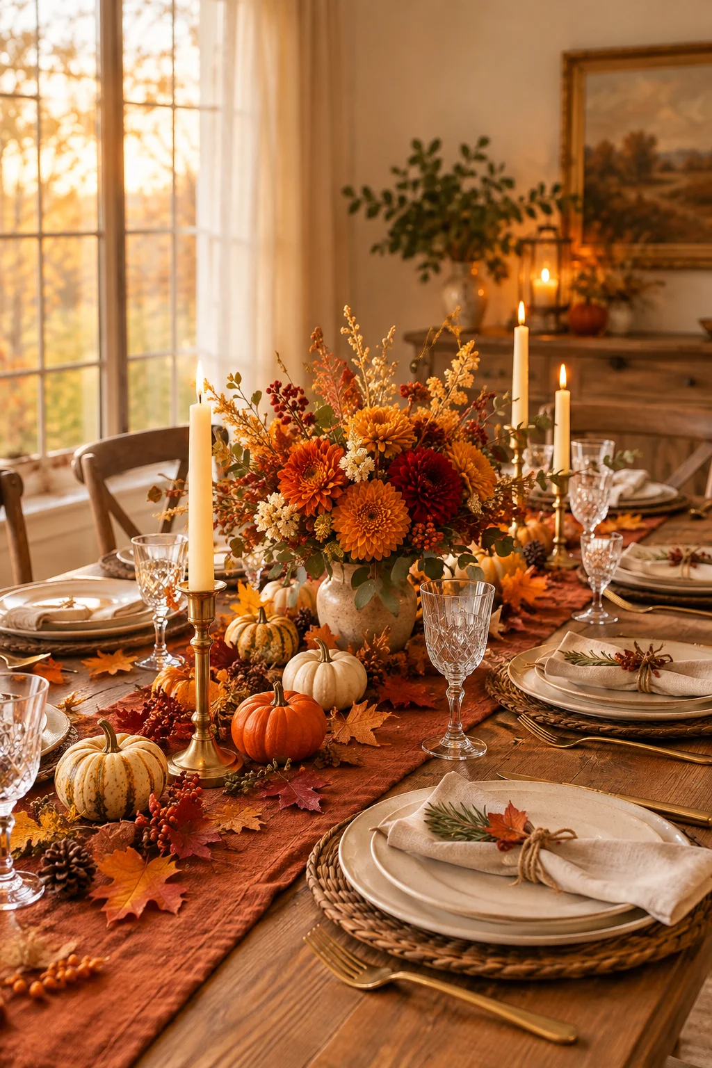 19 Fall Table Decor Ideas That Instantly Warm Up Your Dining Space